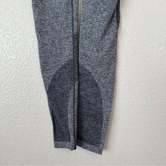 Gymshark Flex Gray Teal Seamless Form Fitting Contour Athletic Leggings - Picture 9 of 11